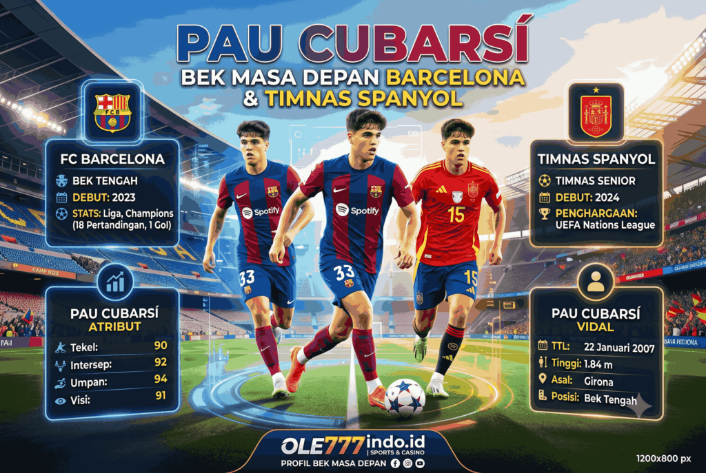 Profil Pau Cubarsi, Bek Masa Depan Barcelona dan Timnas Spanyol
