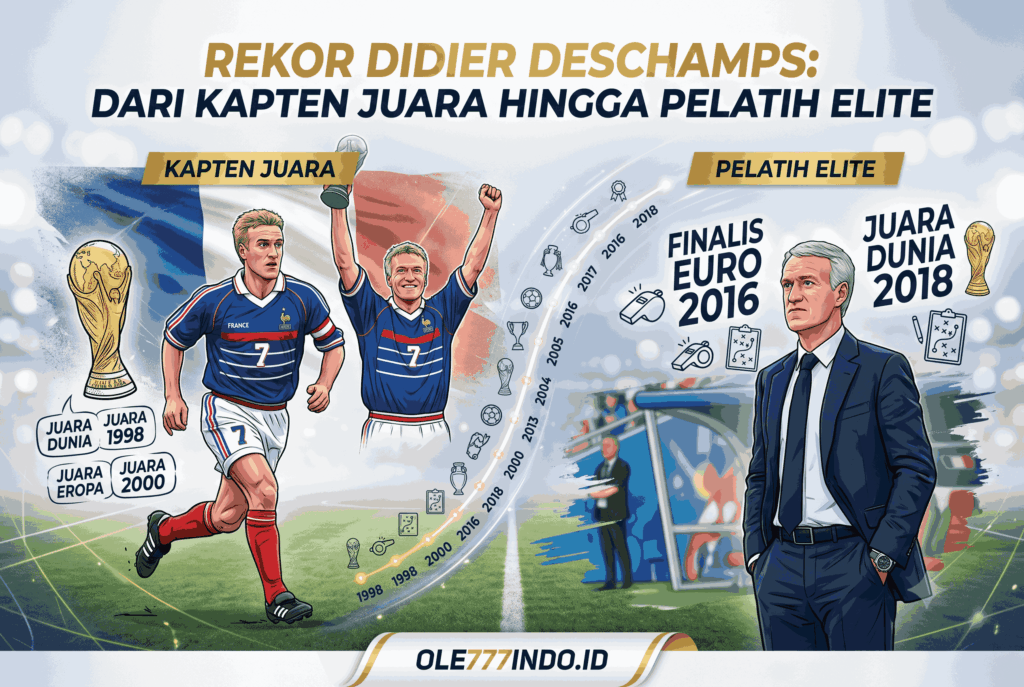 Rekor Didier Deschamps: Dari Kapten Juara hingga Pelatih Elite