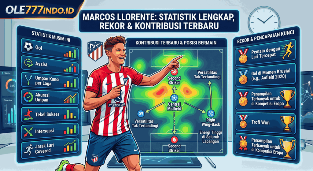 Statistik Marcos Llorente Lengkap, Rekor dan Kontribusi Terbaru