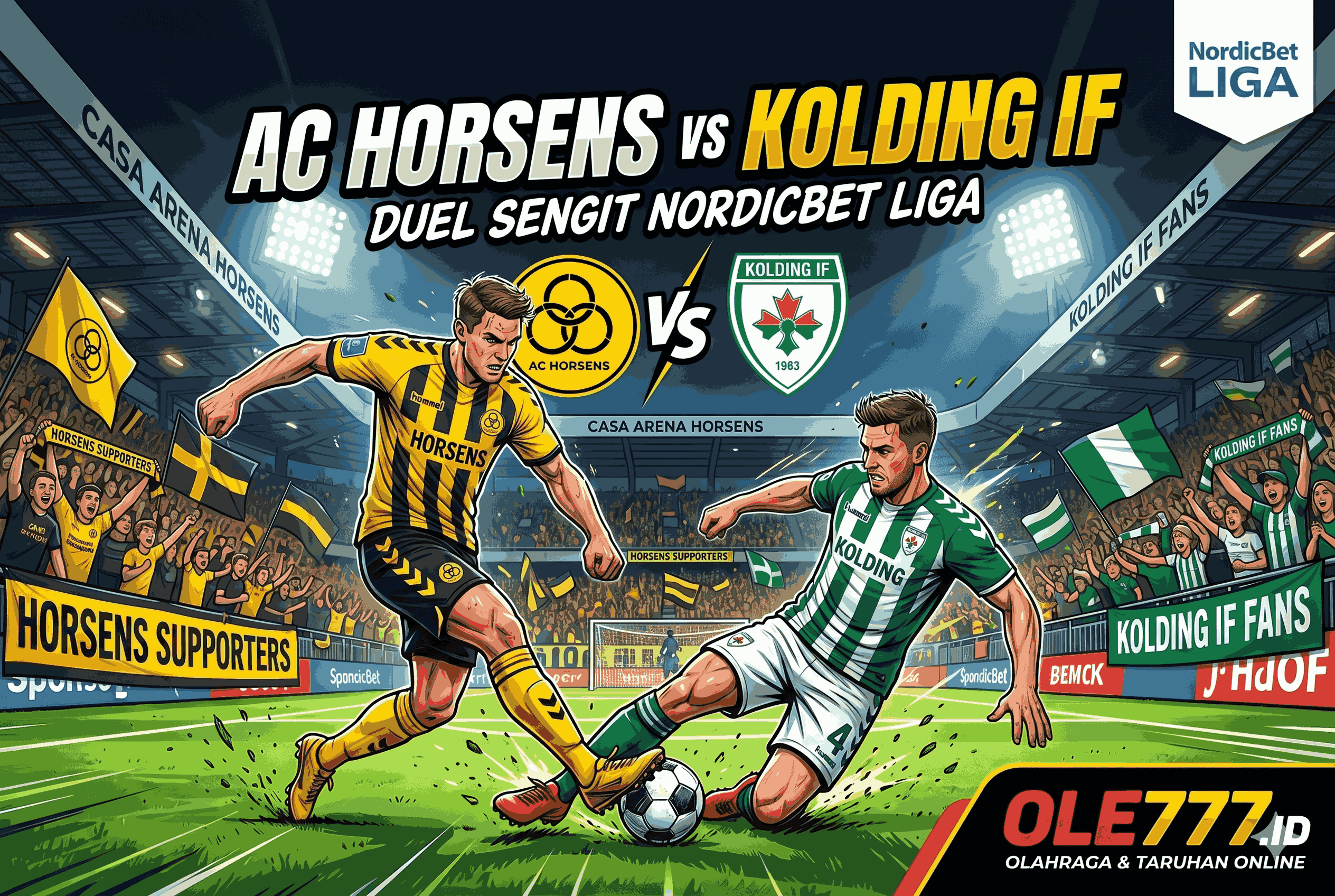 AC Horsens vs Kolding IF: Duel Sengit NordicBet Liga