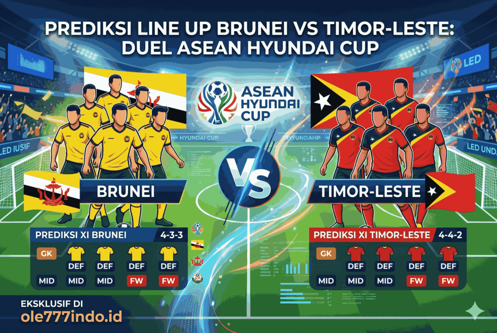 Brunei vs Timor-Leste: Duel ASEAN Hyundai Cup