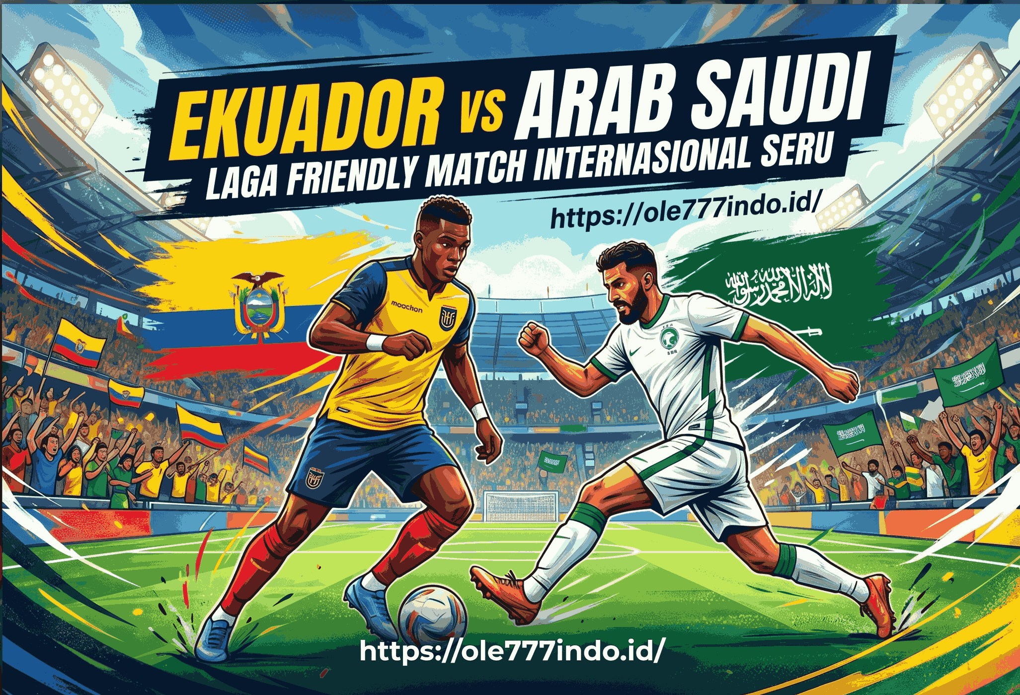Ekuador vs Arab Saudi: Laga Friendly Match Internasional Seru