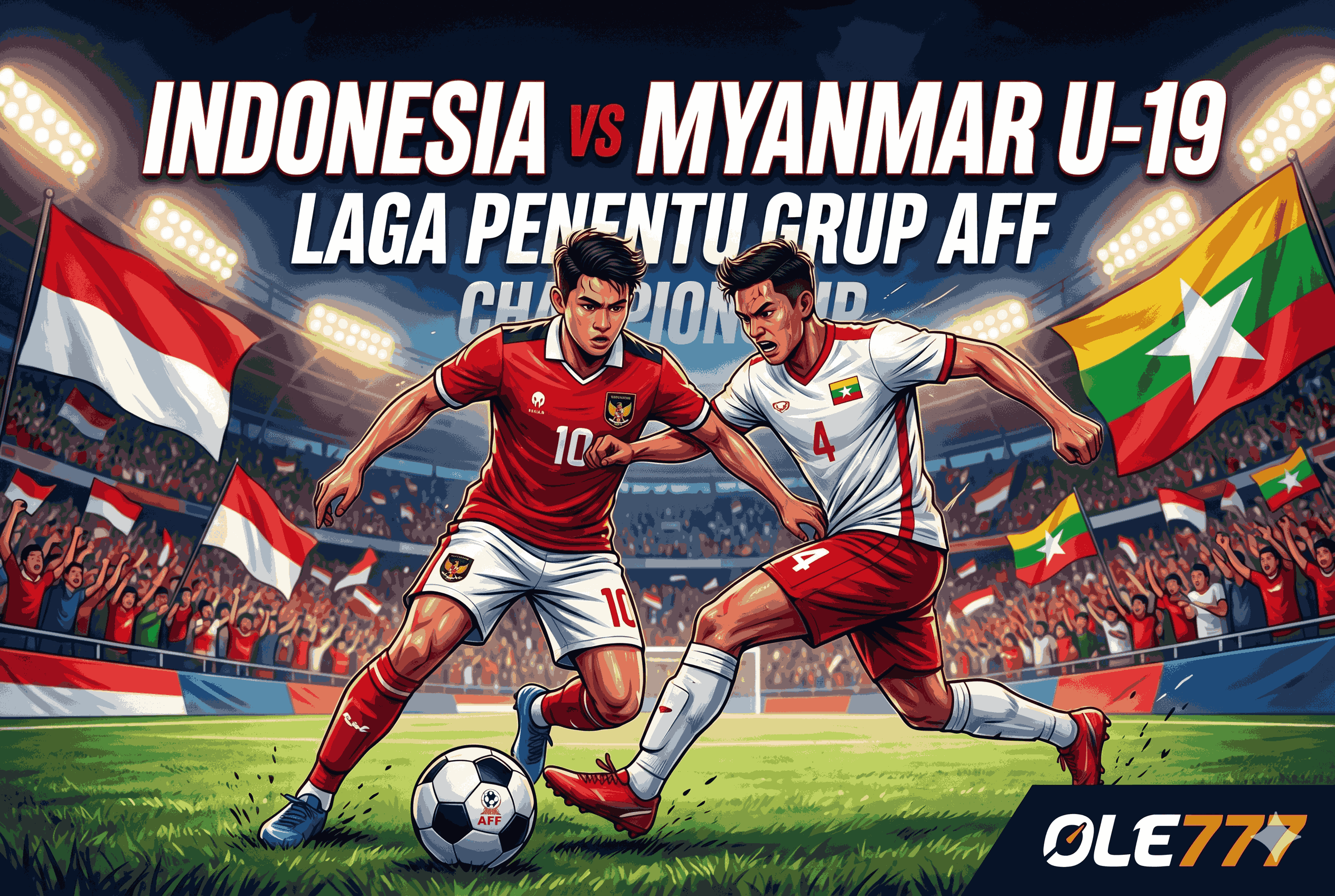 Indonesia vs Myanmar U-19: Laga Penentu Grup AFF
