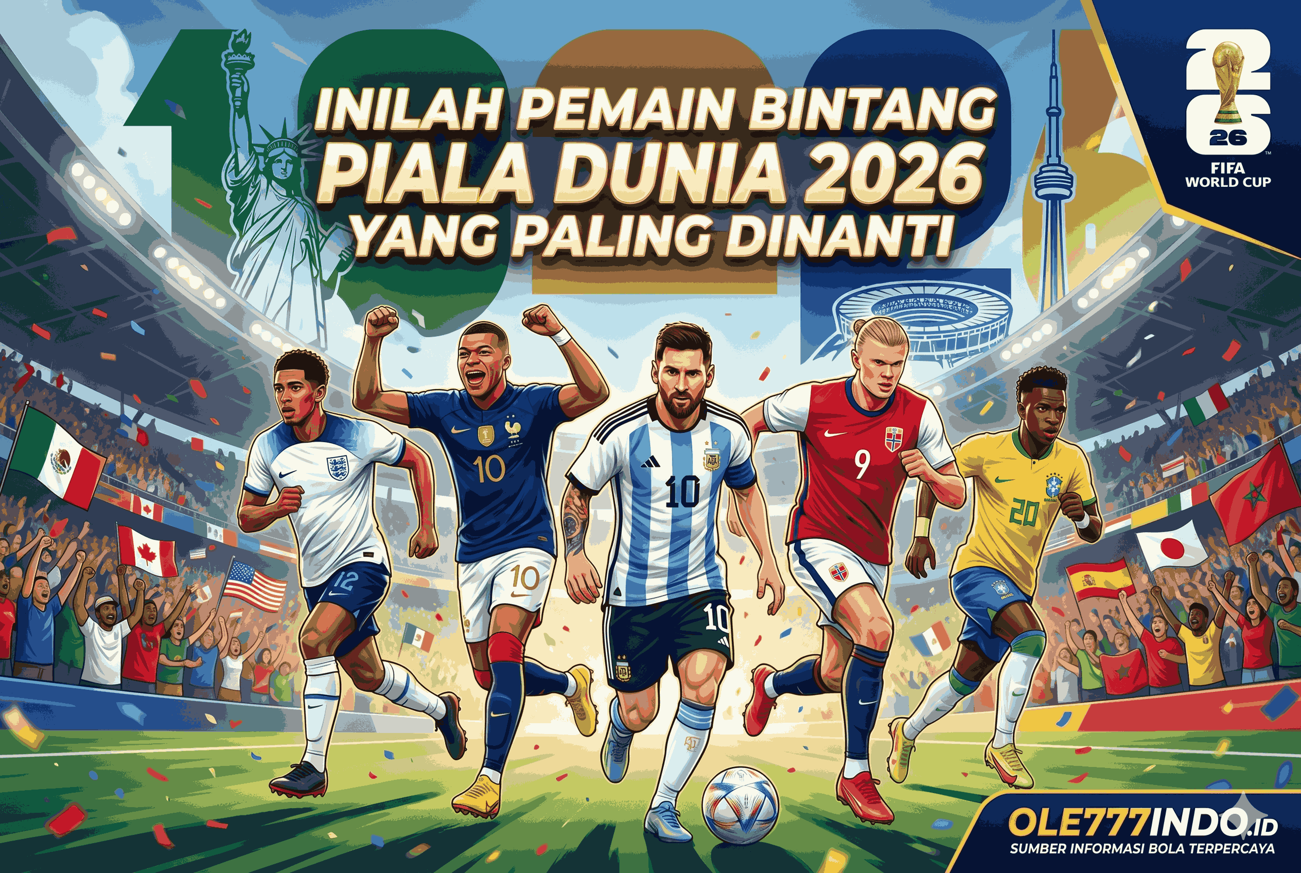 Inilah Pemain Bintang Piala Dunia 2026 yang Paling Dinanti