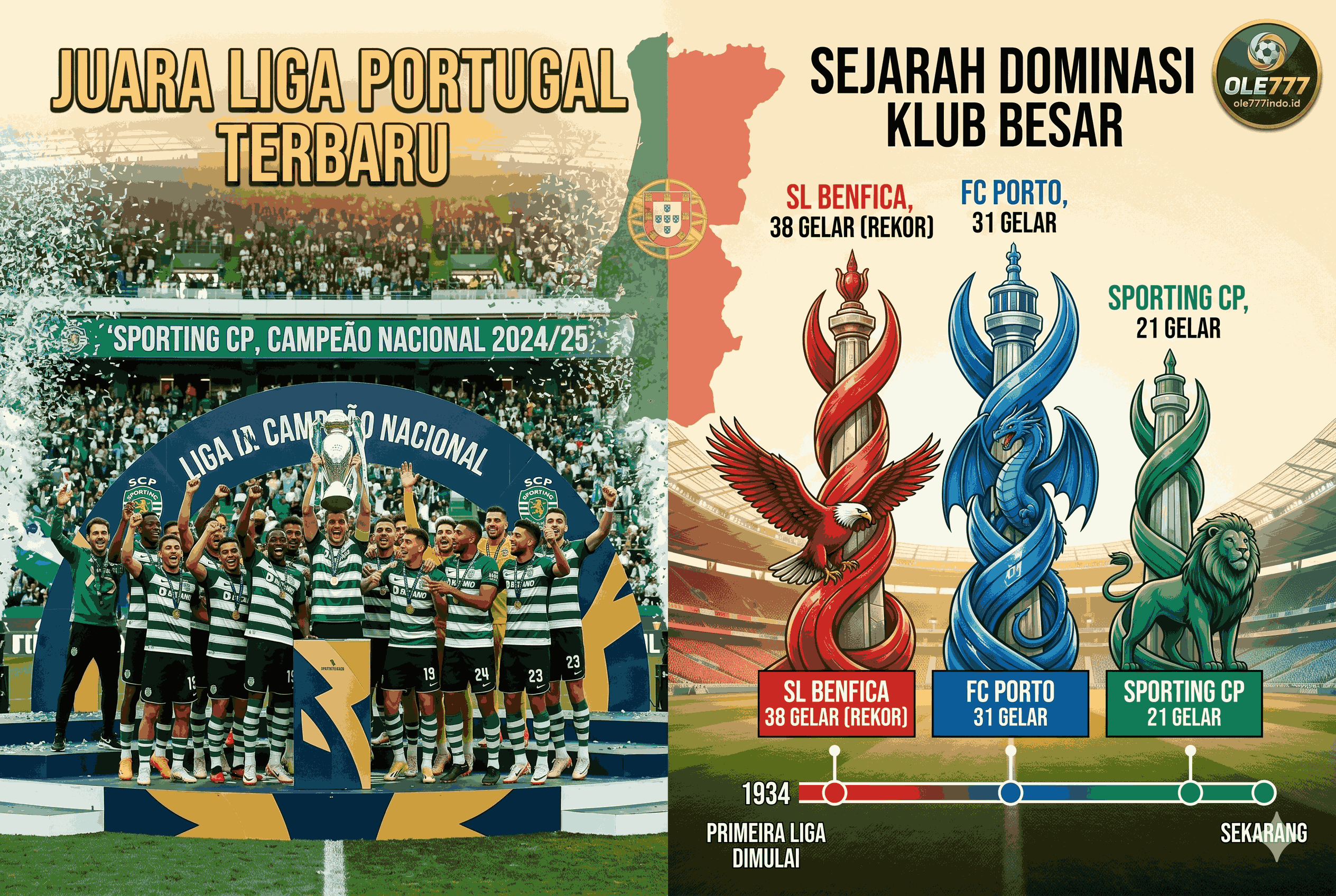 Juara Liga Portugal Terbaru dan Sejarah Dominasi Klub Besar