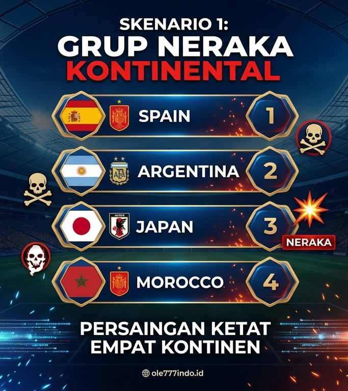 Kenapa Banyak Fans Cari Grup Neraka Piala Dunia 2026
