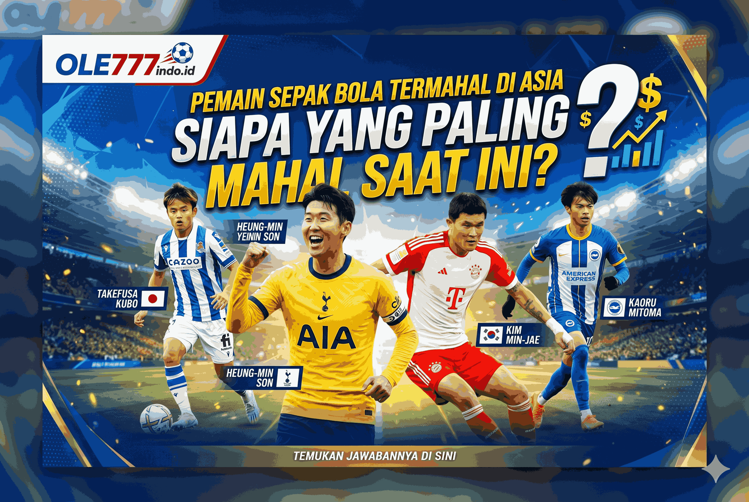 Pemain Sepak Bola Termahal di Asia, Siapa yang Paling Mahal Saat Ini?