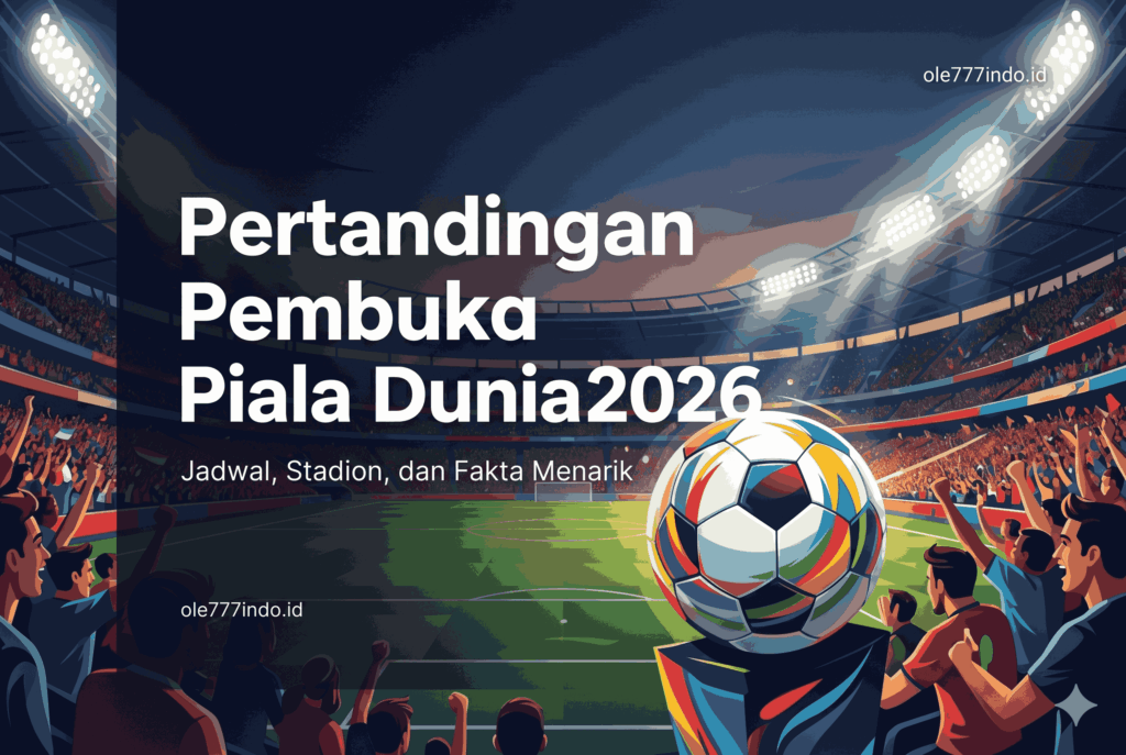 Pertandingan Pembuka Piala Dunia 2026: Jadwal, Stadion, dan Fakta Menarik