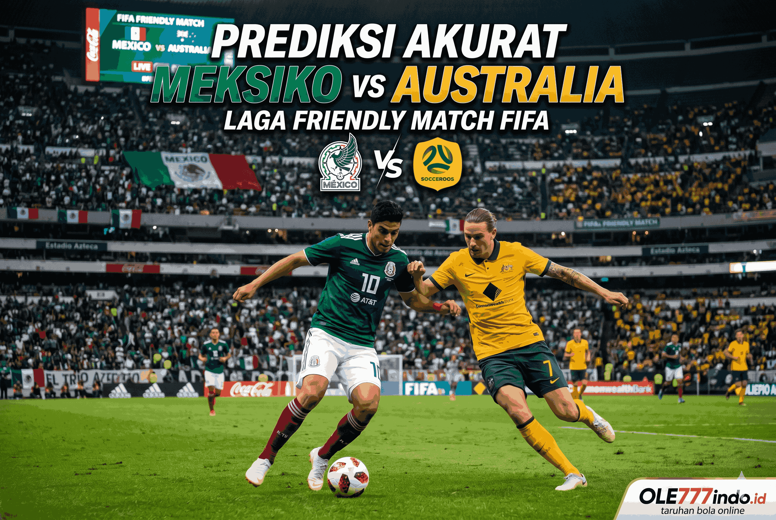 Prediksi Akurat Meksiko vs Australia: Laga Friendly Match FIFA