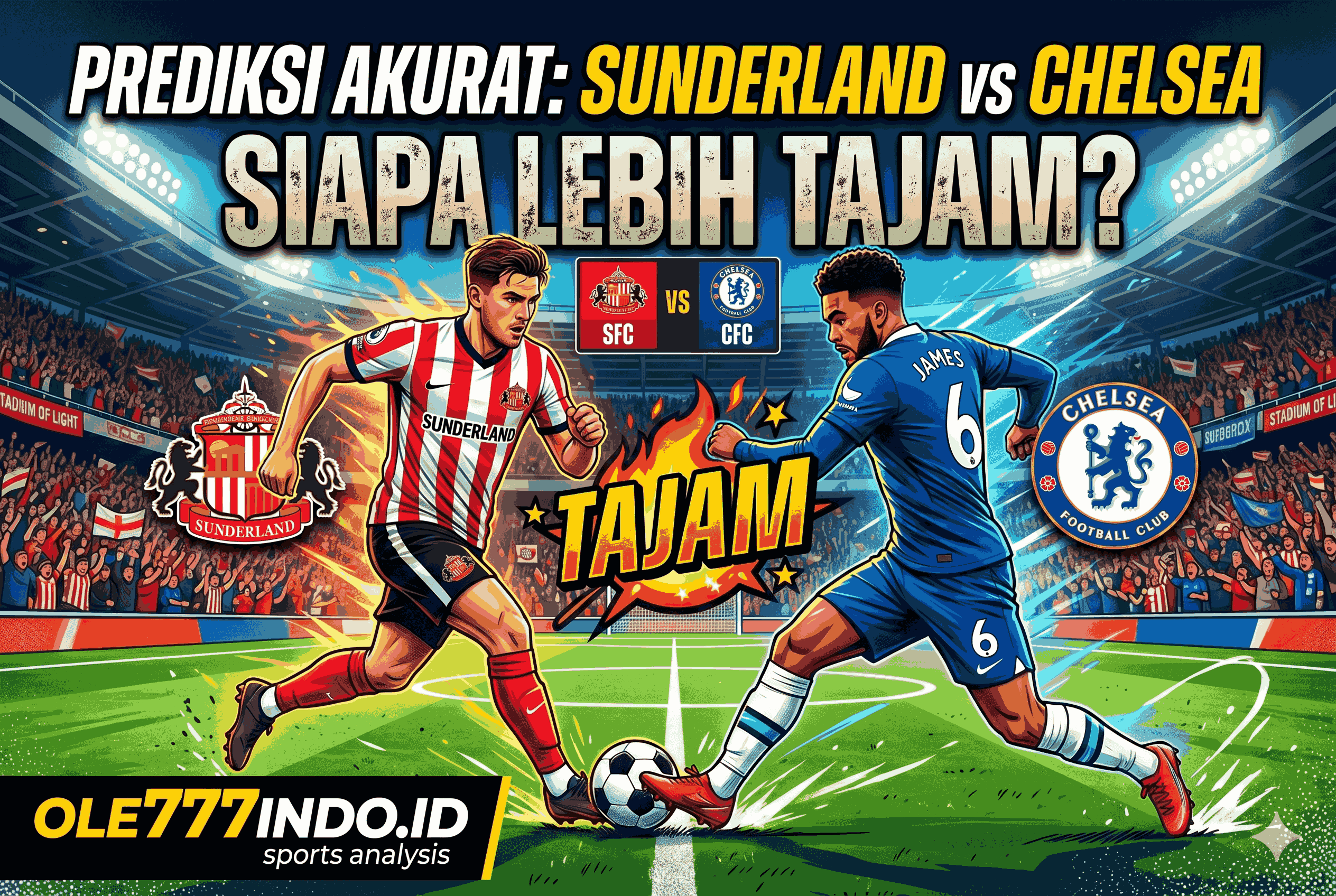 Prediksi Akurat Sunderland vs Chelsea: Siapa Lebih Tajam?