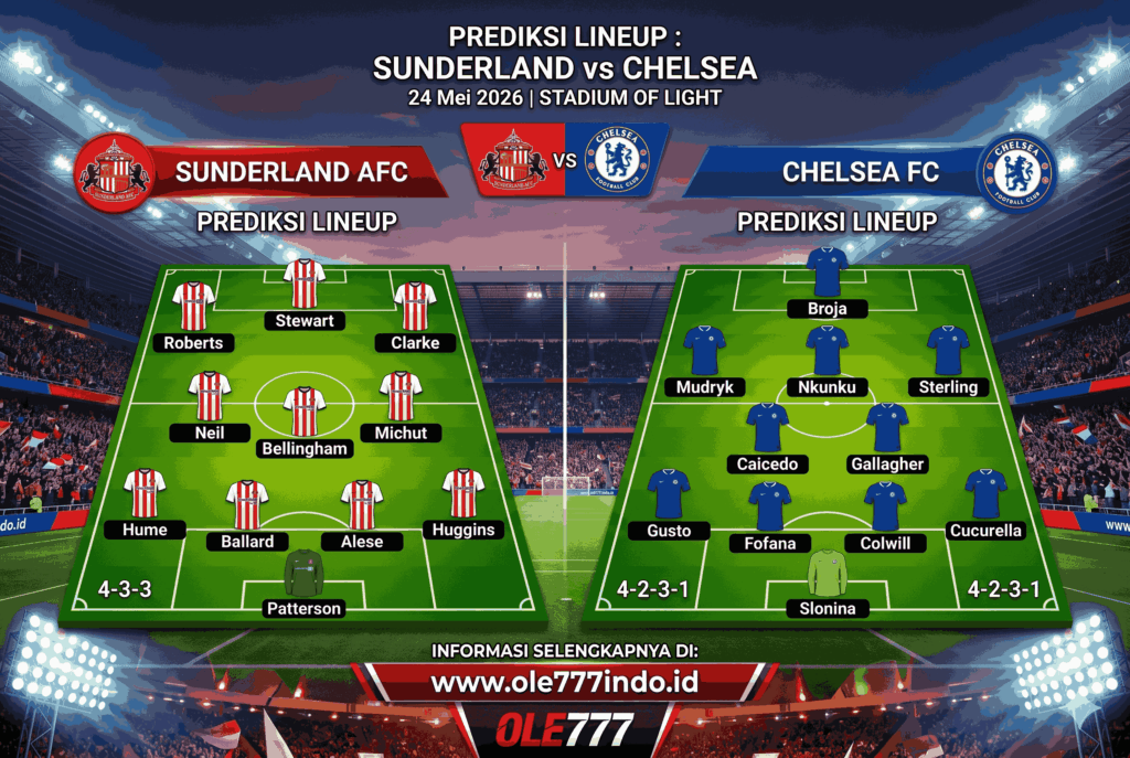 Prediksi Akurat Sunderland vs Chelsea: Siapa Lebih Tajam?