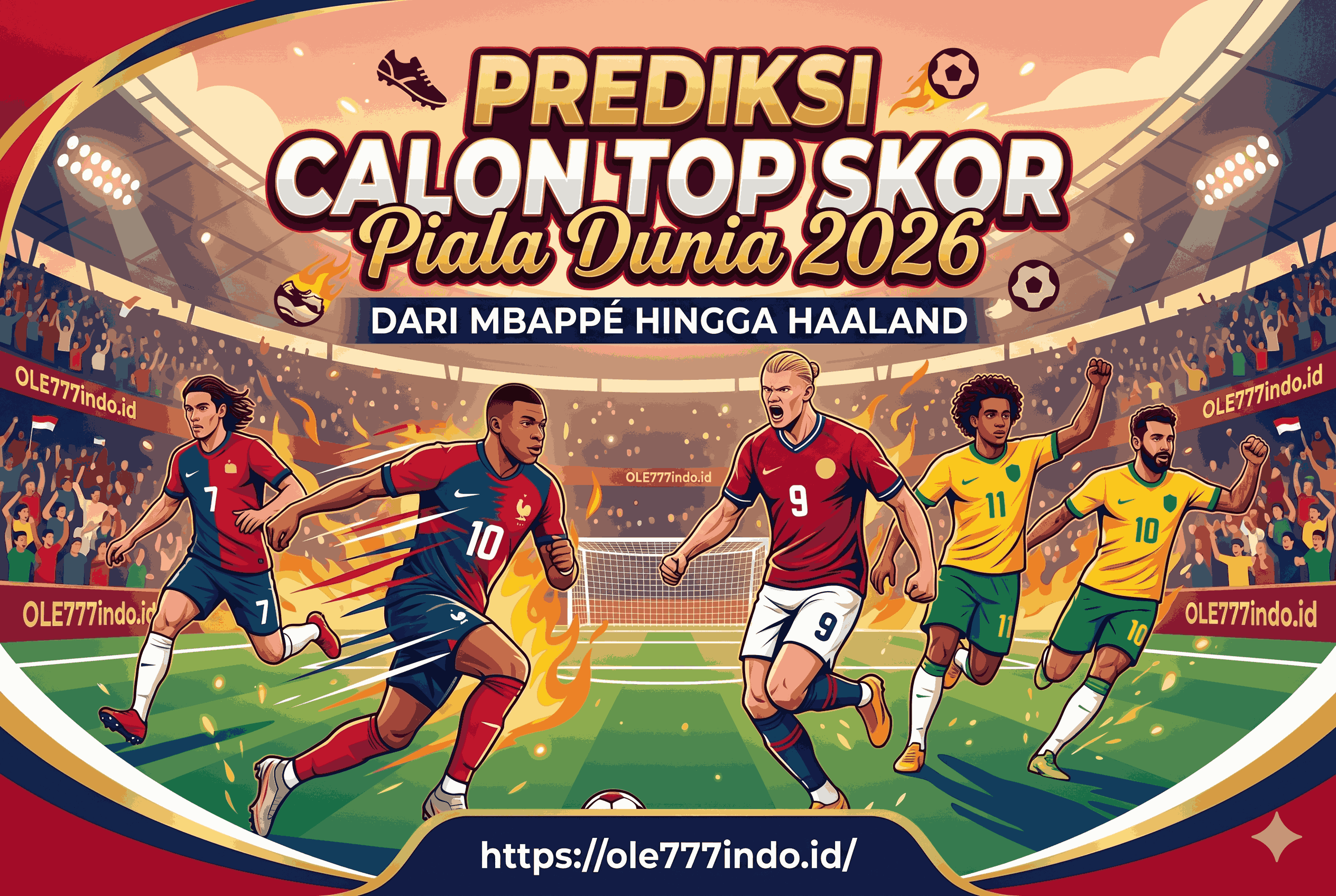 Prediksi Calon Top Skor Piala Dunia 2026 dari Mbappé hingga Haaland