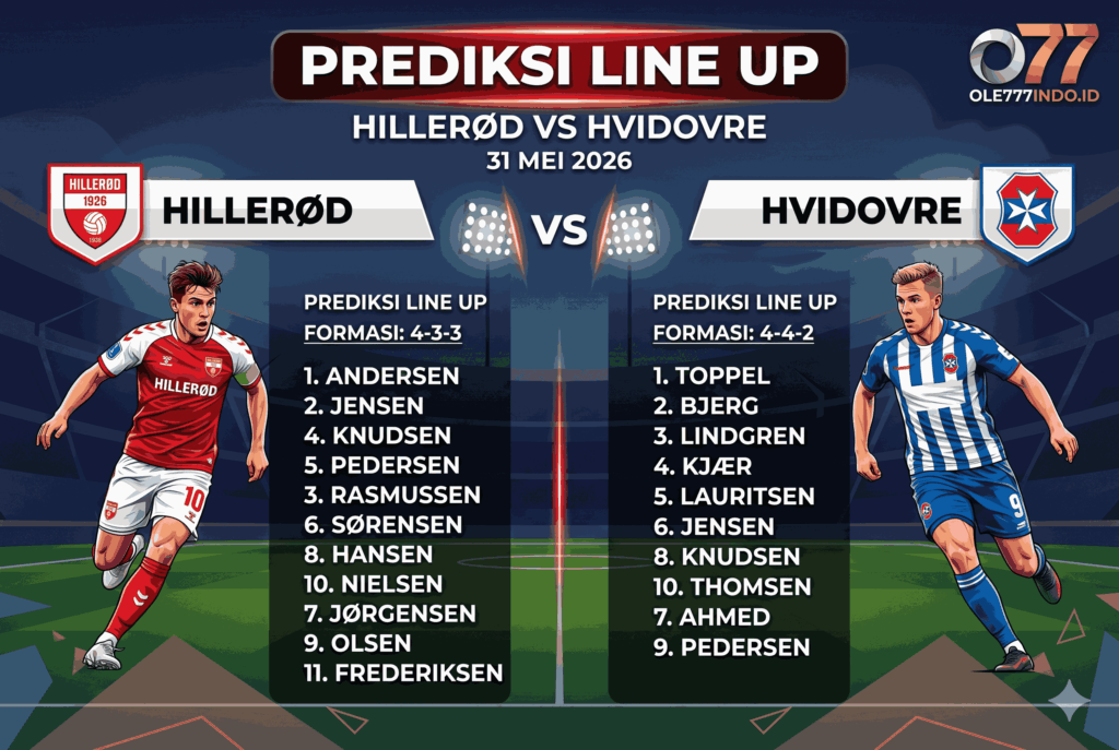 Prediksi Hillerød vs Hvidovre 31 Mei Paling Akurat