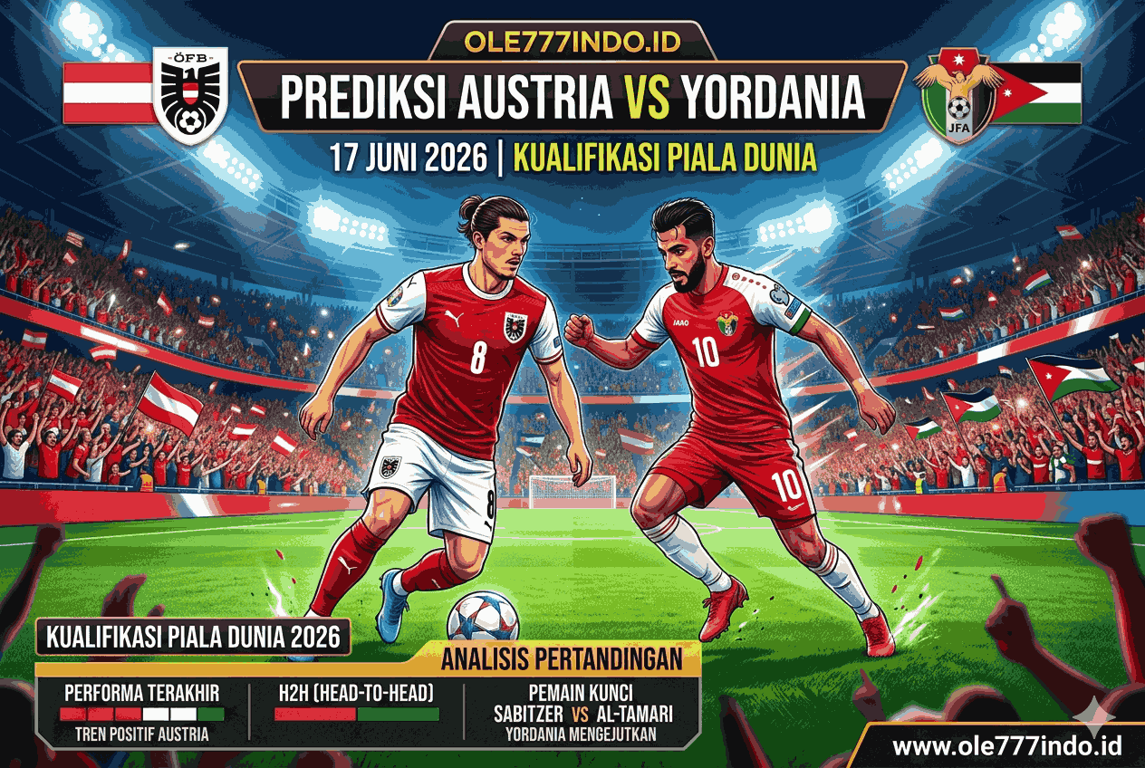 Austria vs Yordania: Preview Pertandingan dan Line Up Terbaru