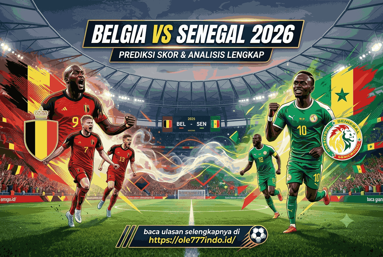 Belgia vs Senegal 2026: Prediksi Skor & Analisis Lengkap