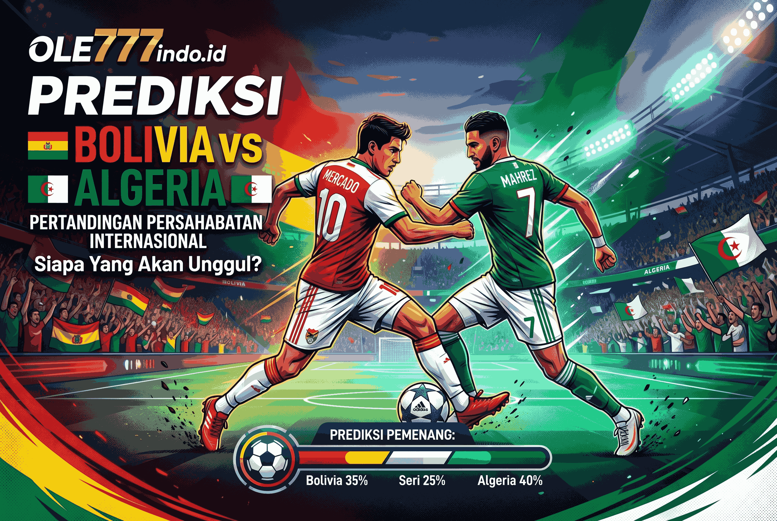 Bolivia vs Algeria: Prediksi Susunan Pemain, Formasi, dan Pemain Kunci
