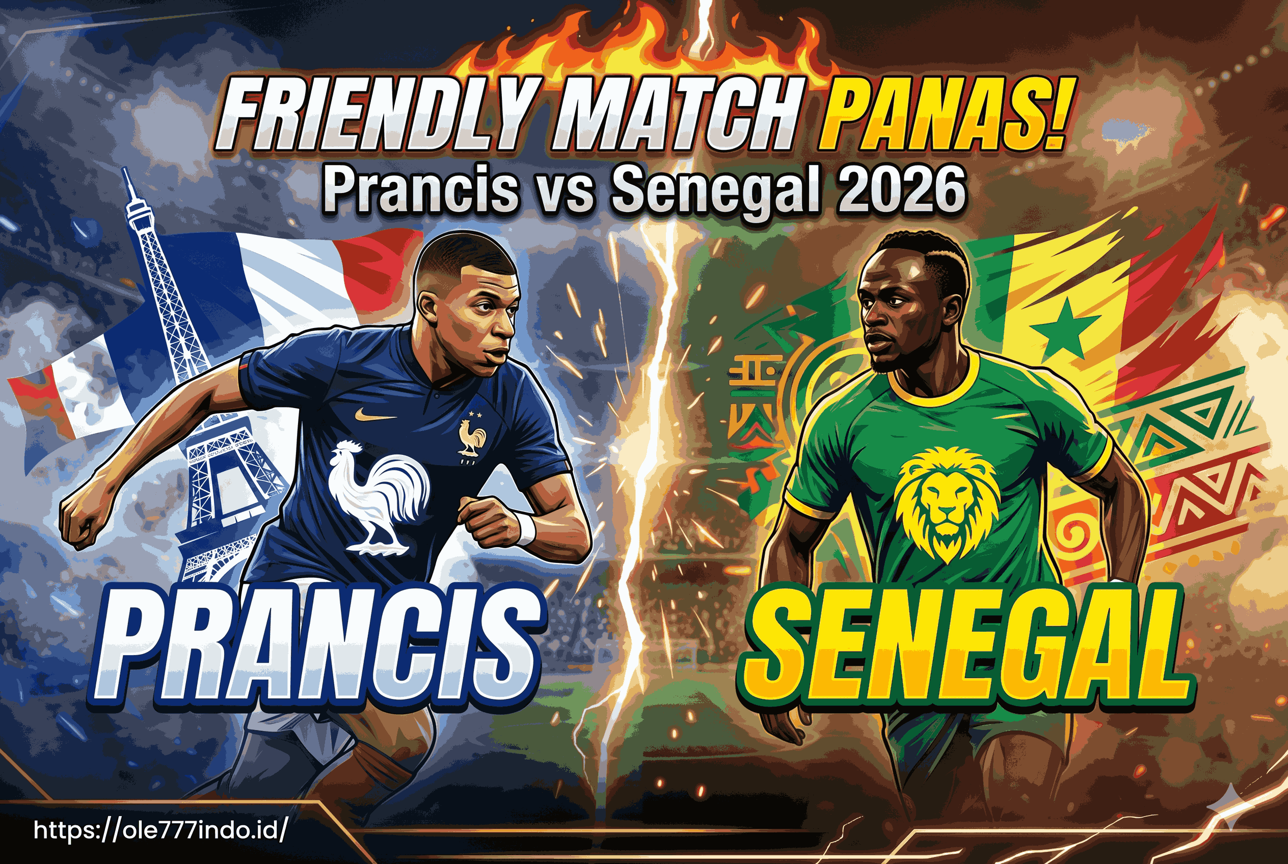 Friendly Match Panas! Prancis vs Senegal 2026