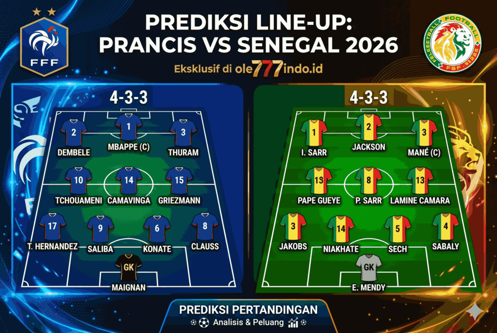 Friendly Match Panas! Prancis vs Senegal 2026