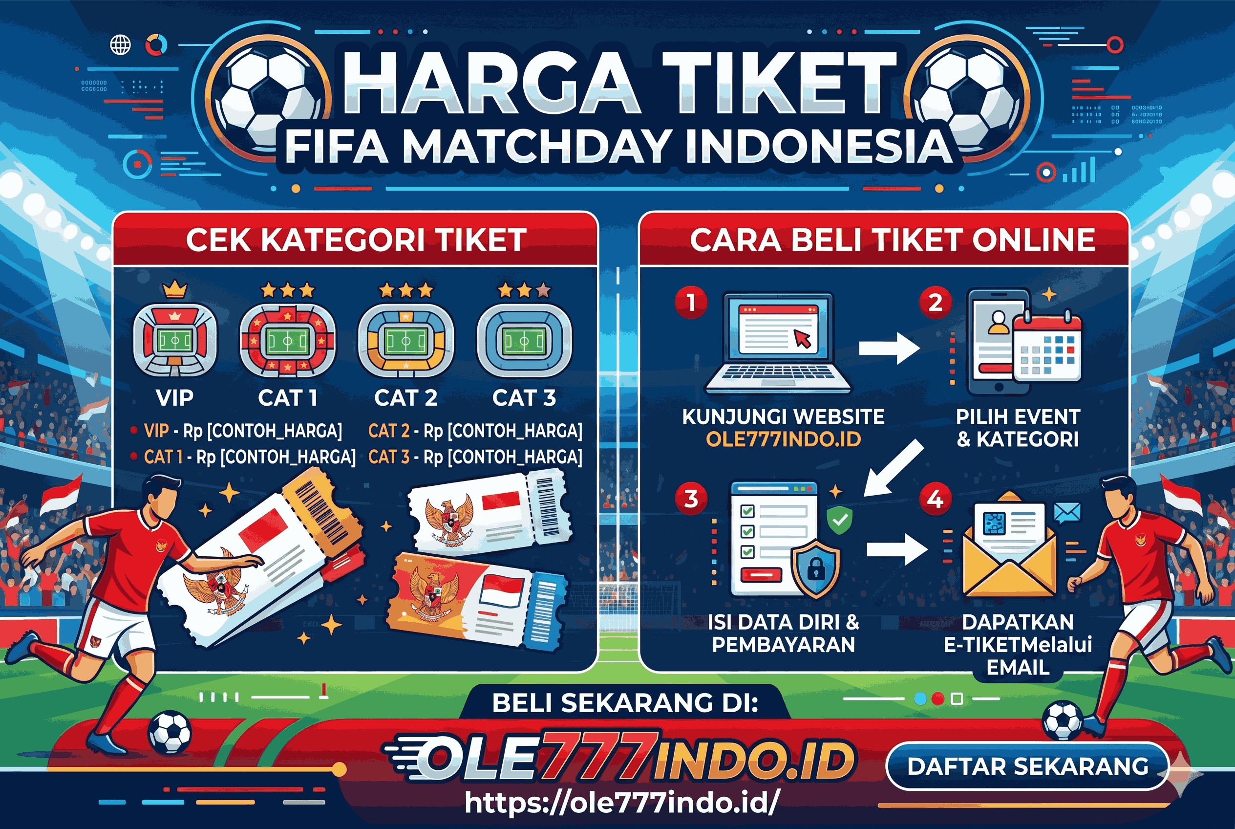 Harga Tiket FIFA Matchday Indonesia, Cek Kategori dan Cara Beli