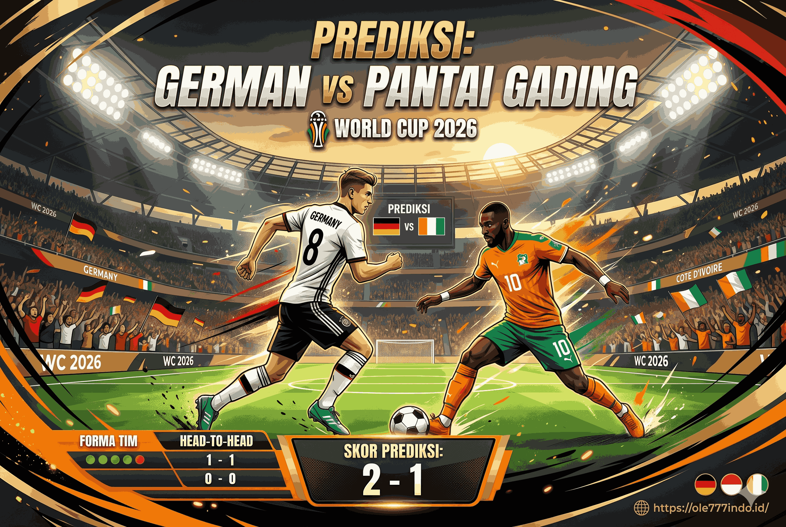 Jerman vs Pantai Gading World Cup 2026, Analisis Lengkap