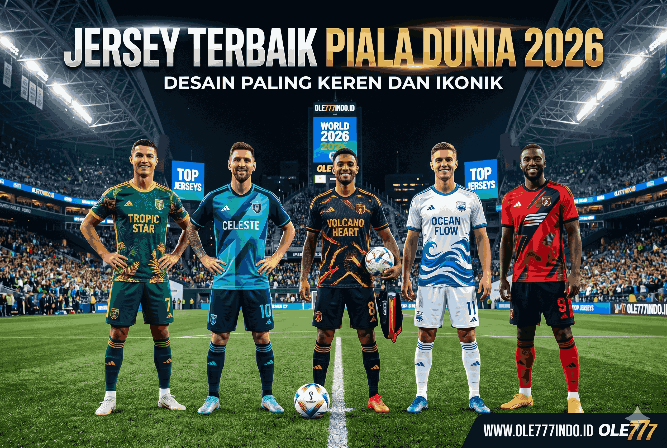 Jersey Terbaik Piala Dunia 2026: Desain Paling Keren dan Ikonik