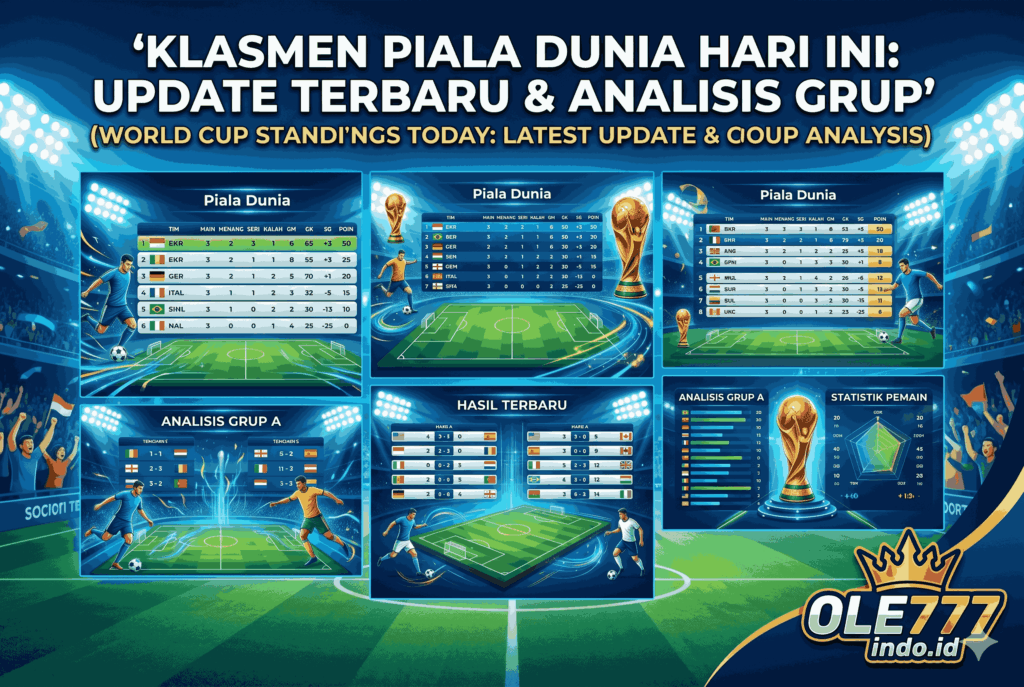 Klasmen Piala Dunia Hari Ini: Update Terbaru & Analisis Grup