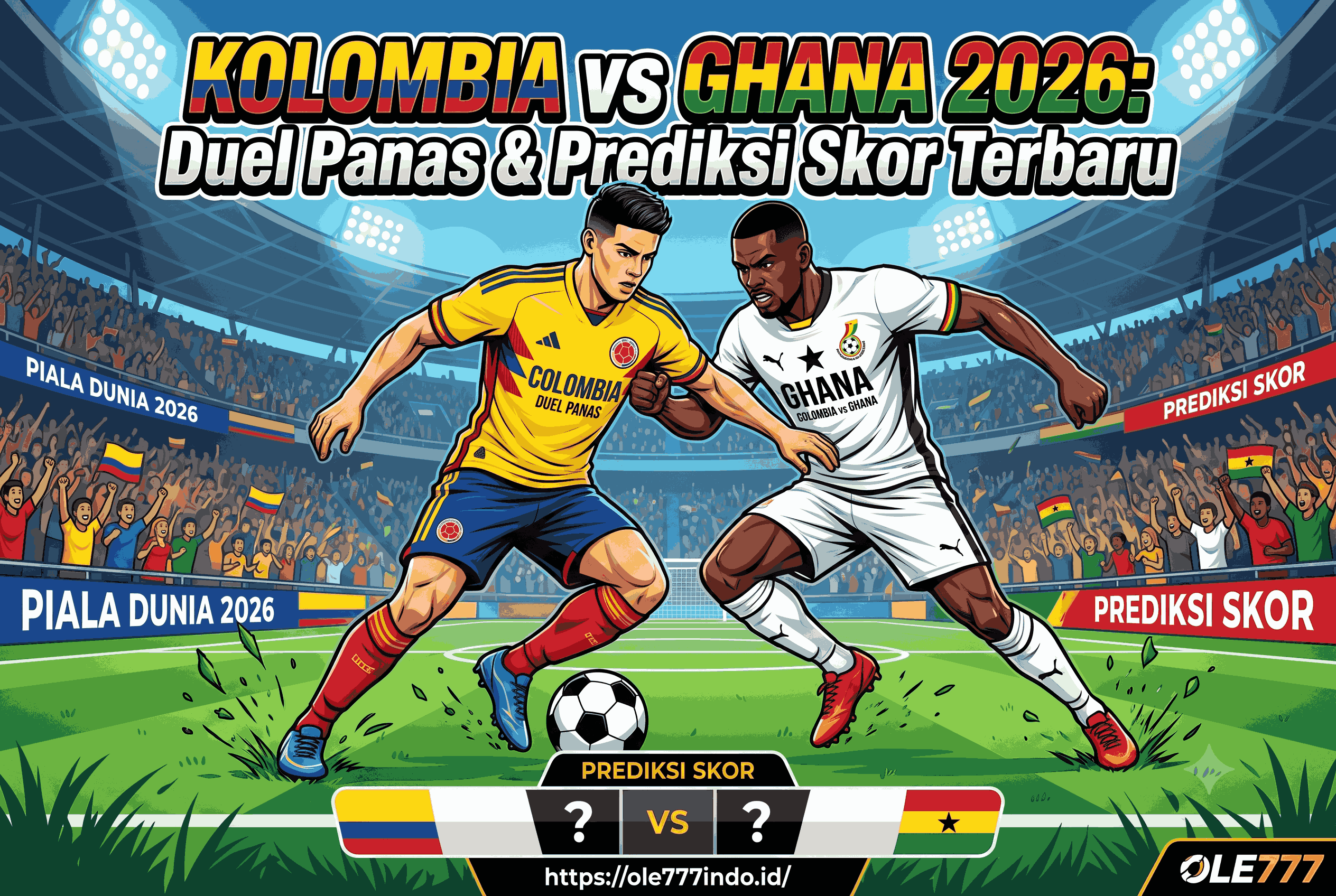 Kolombia vs Ghana 2026: Duel Panas & Prediksi Skor Terbaru