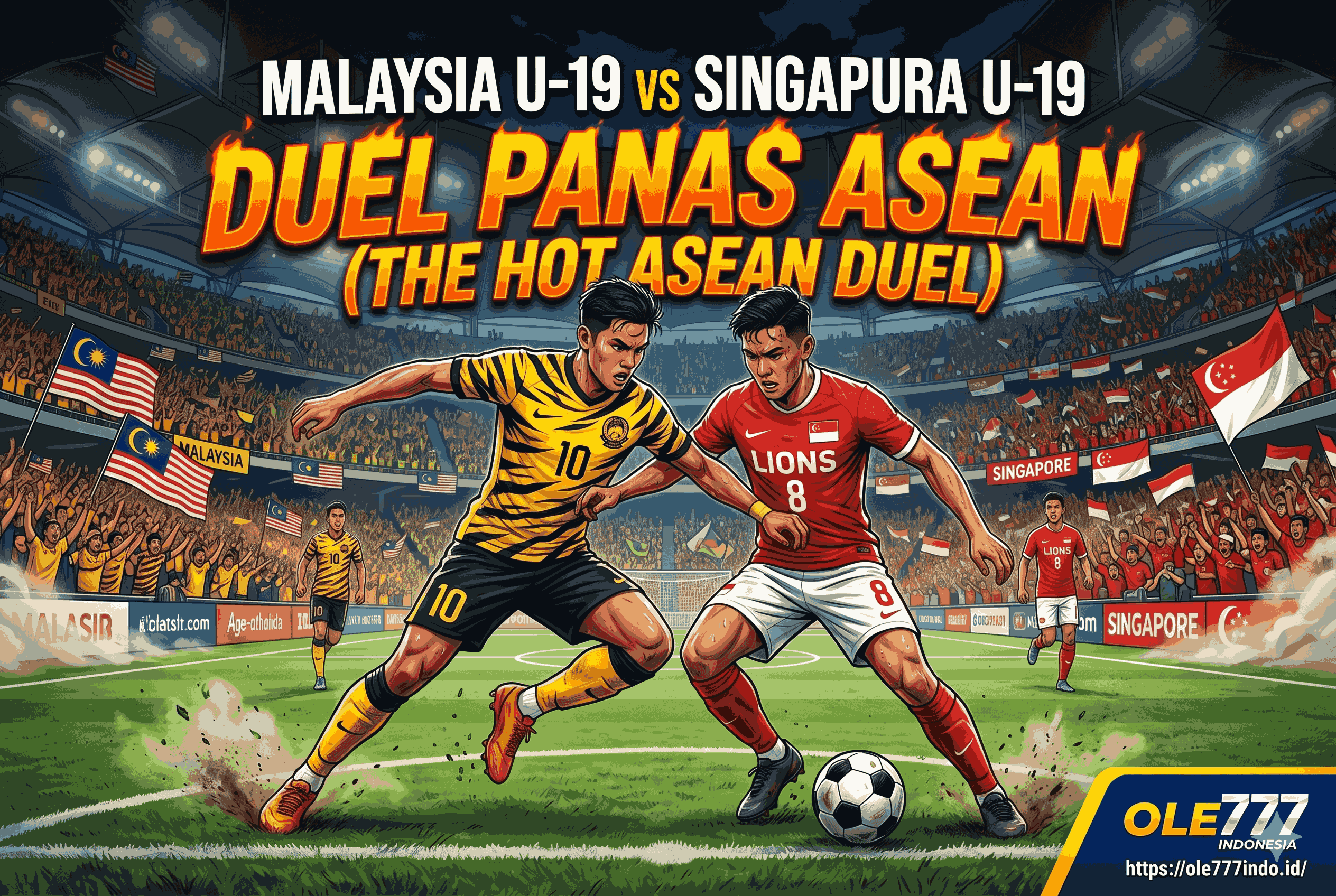 Malaysia U-19 vs Singapura U-19: Duel Panas ASEAN