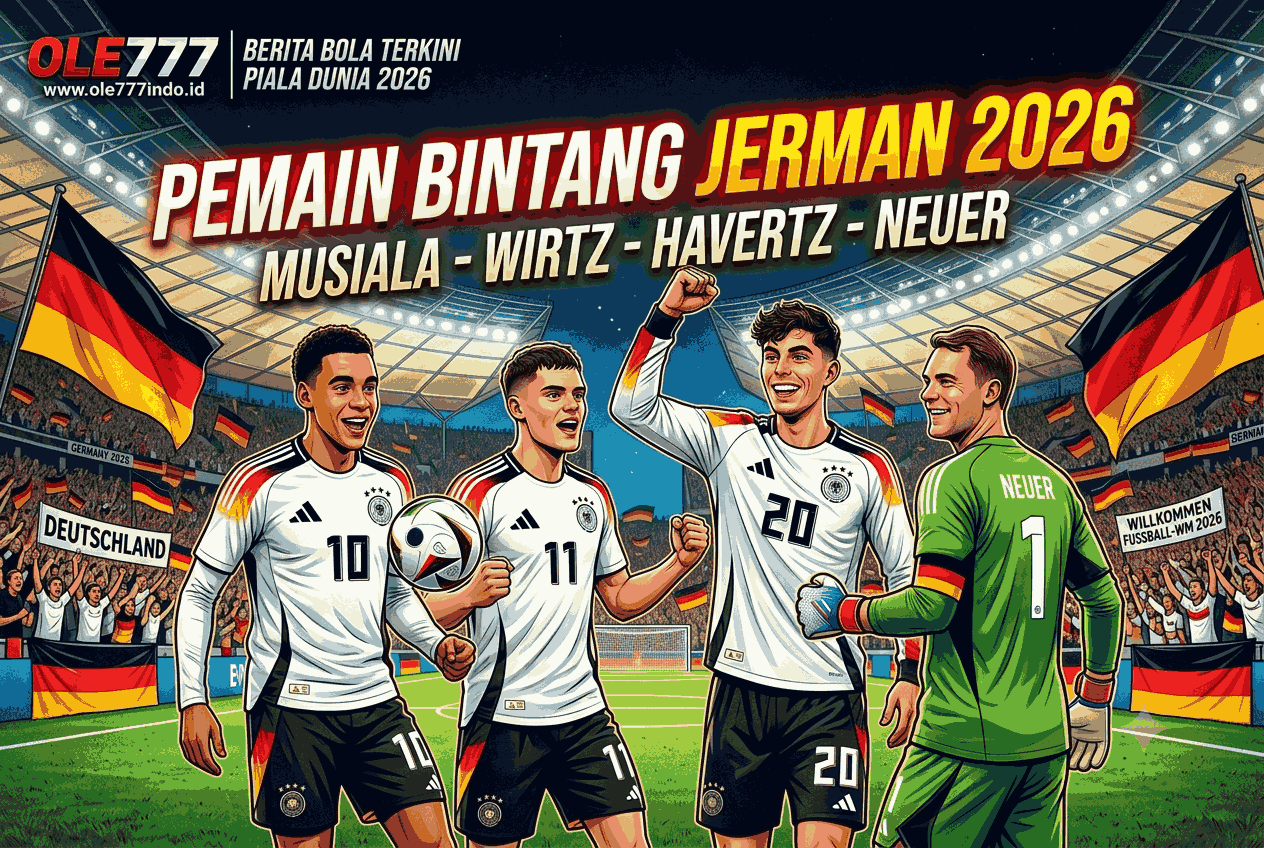Pemain Bintang Jerman 2026: Musiala, Wirtz, Havertz & Neuer