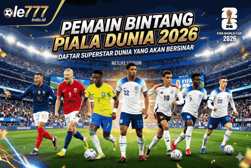 Pemain Bintang Piala Dunia 2026: Daftar Superstar Dunia yang Akan Bersinar