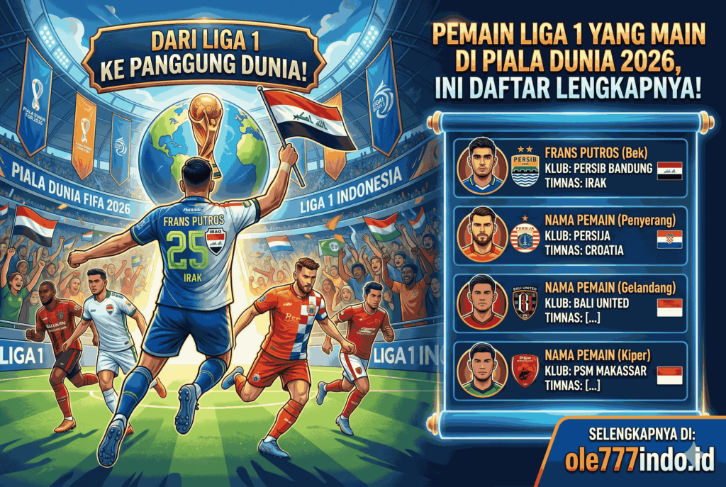 Pemain Liga 1 yang Main di Piala Dunia 2026, Ini Daftar Lengkapnya!