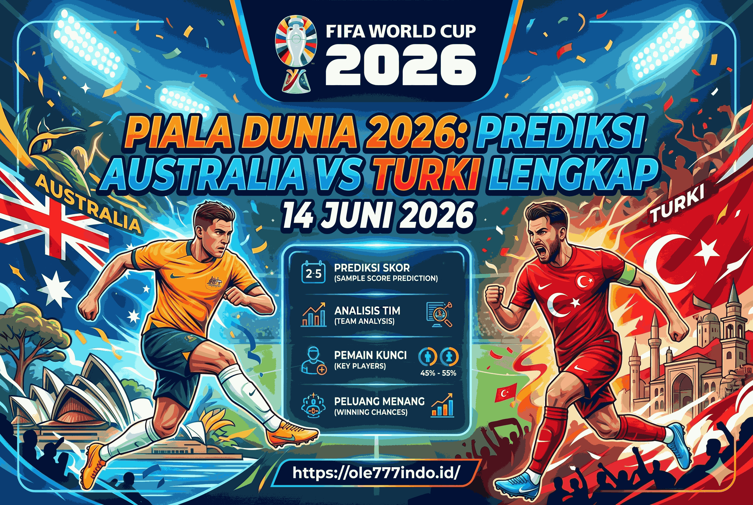 Piala Dunia 2026: Prediksi Australia vs Turki Lengkap