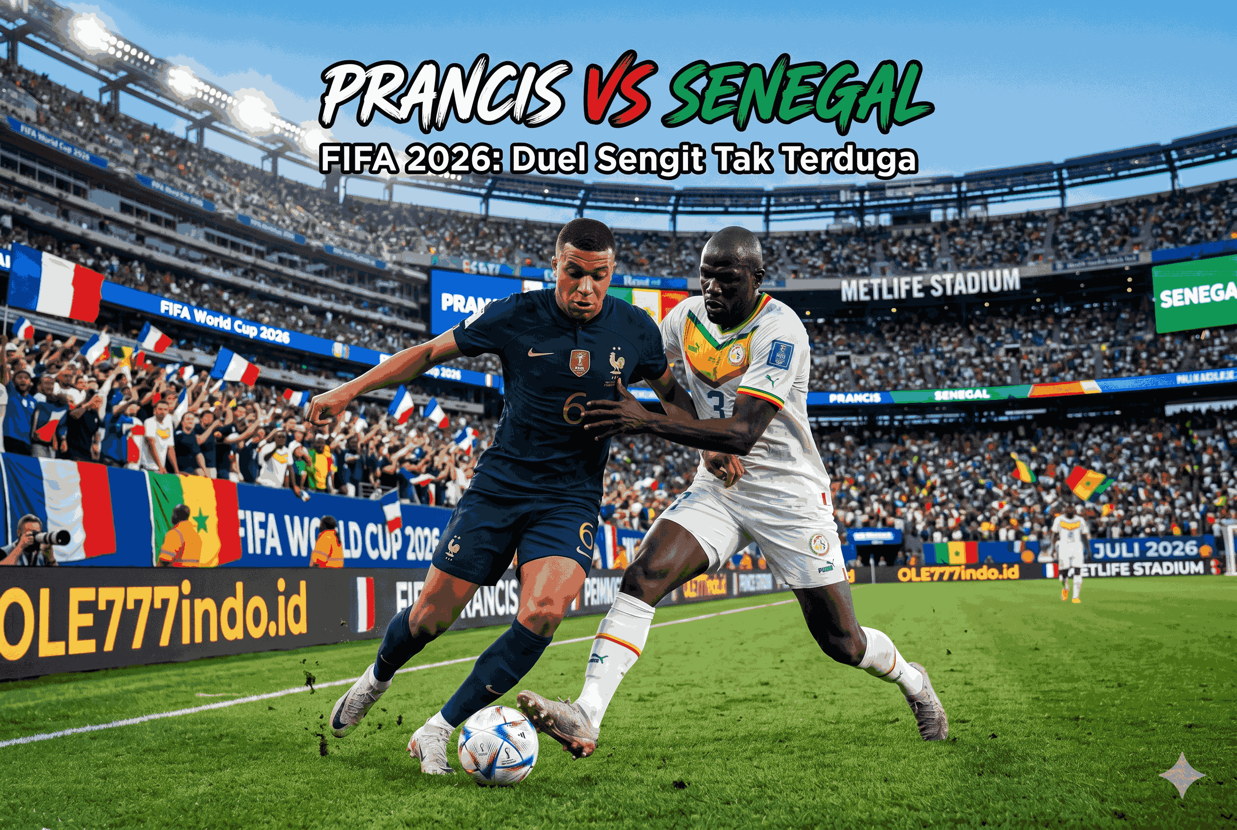 Prancis vs Senegal FIFA 2026: Duel Sengit Tak Terduga