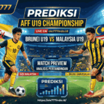 Prediksi AFF U19 Brunei U19 vs Malaysia U19