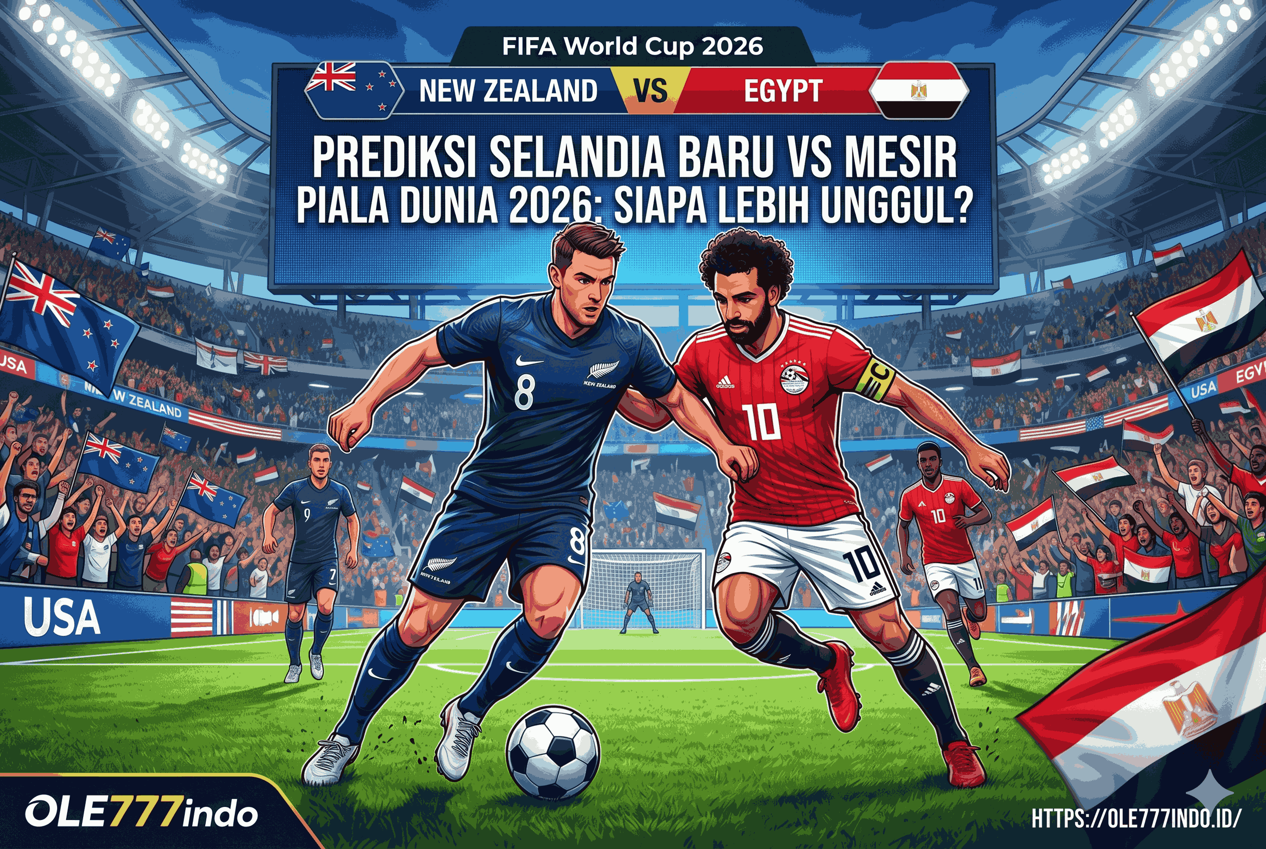 Prediksi Selandia Baru vs Mesir Piala Dunia 2026: Siapa Lebih Unggul?