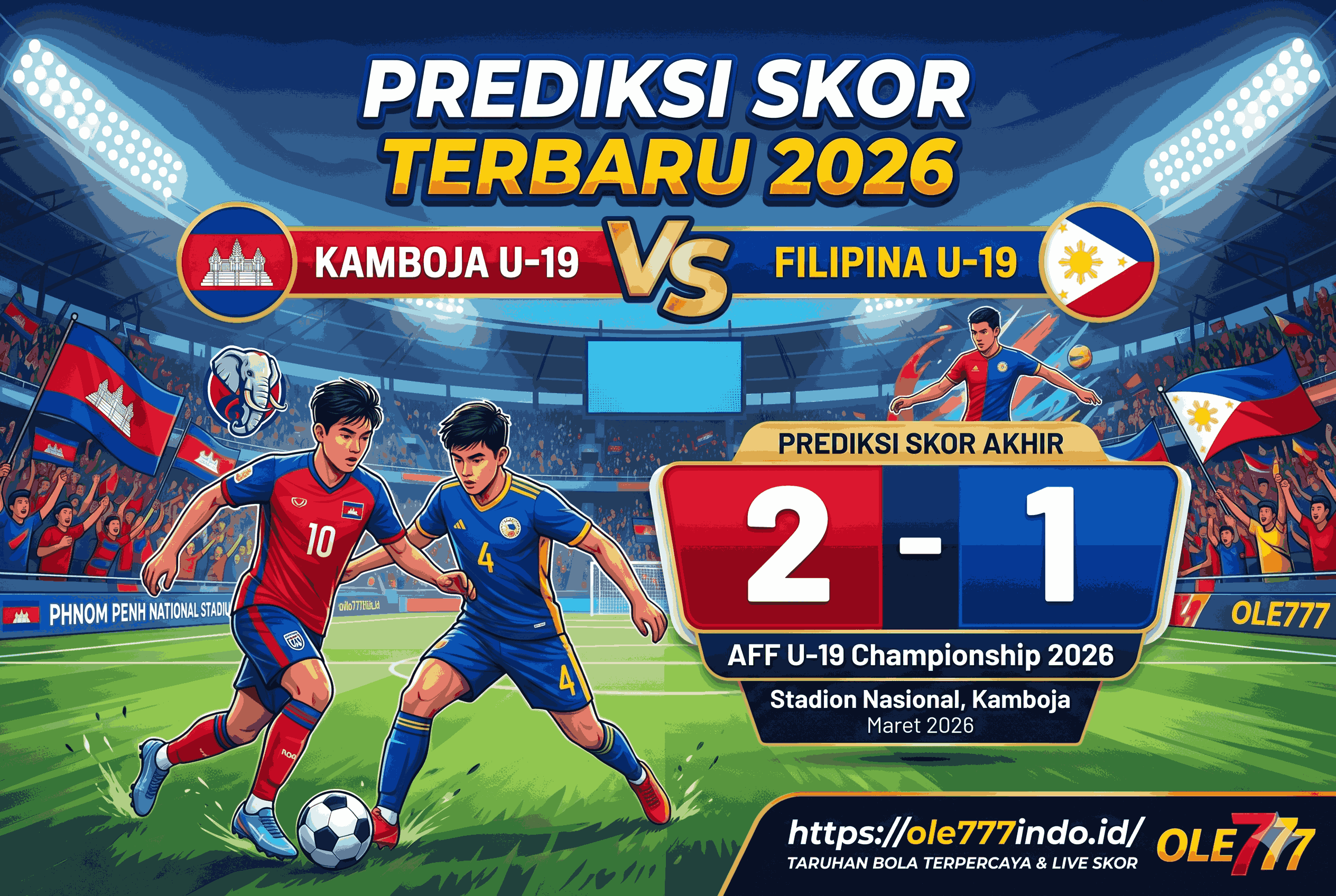 Prediksi Skor Kamboja vs Filipina U-19 Terbaru 2026