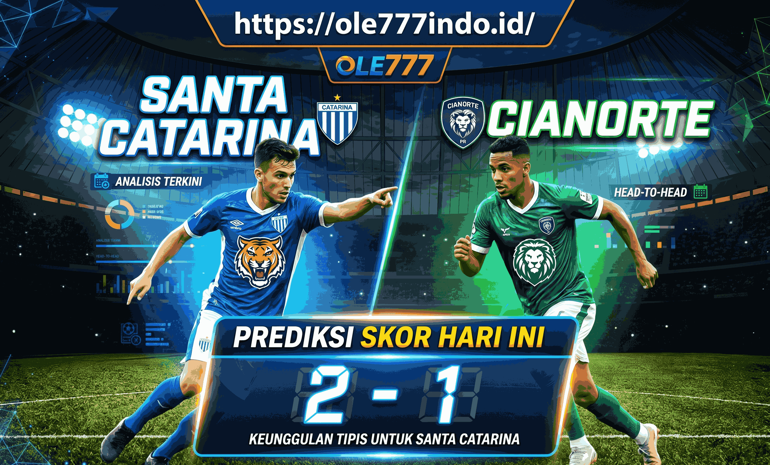 Prediksi Skor Santa Catarina vs Cianorte Hari Ini