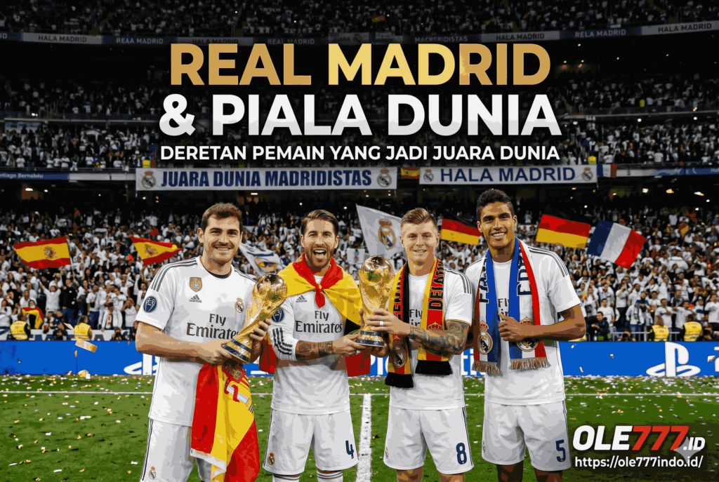 Real Madrid & Piala Dunia: Deretan Pemain yang Jadi Juara Dunia