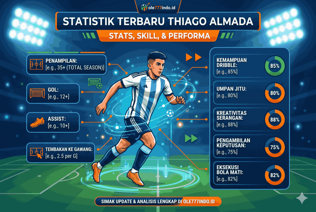 Statistik Thiago Almada Terbaru, Stats, Skill, dan Performa