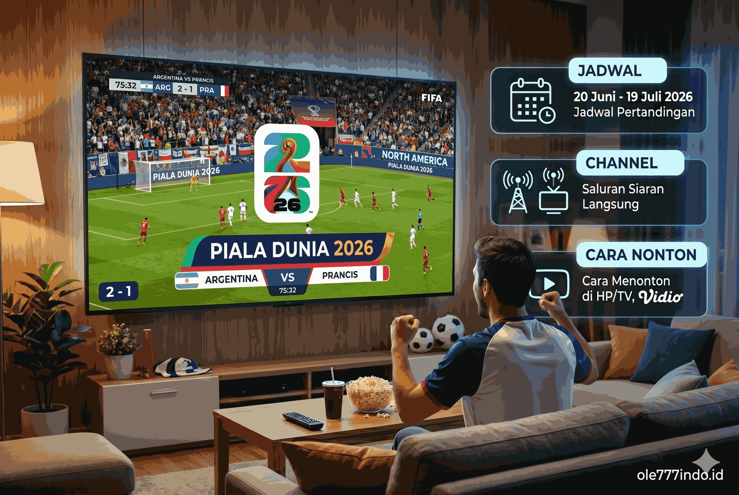 TV yang Menyiarkan Piala Dunia 2026: Jadwal, Channel, dan Cara Nonton
