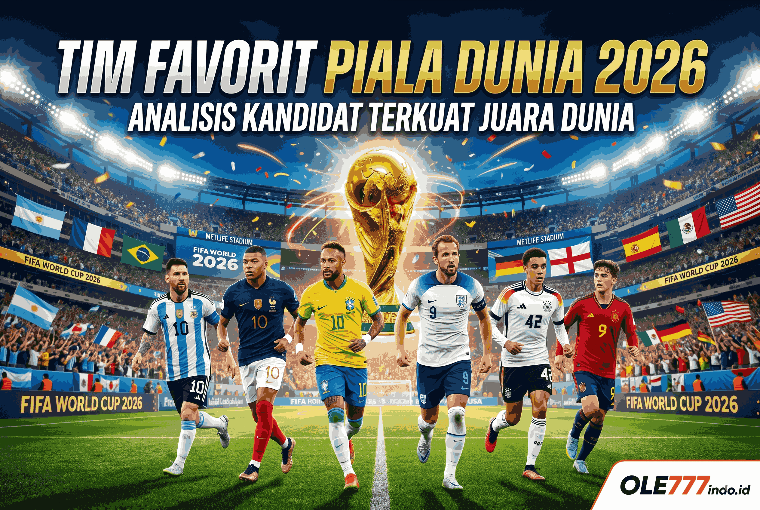 Tim Favorit Piala Dunia 2026: Analisis Kandidat Terkuat Juara Dunia