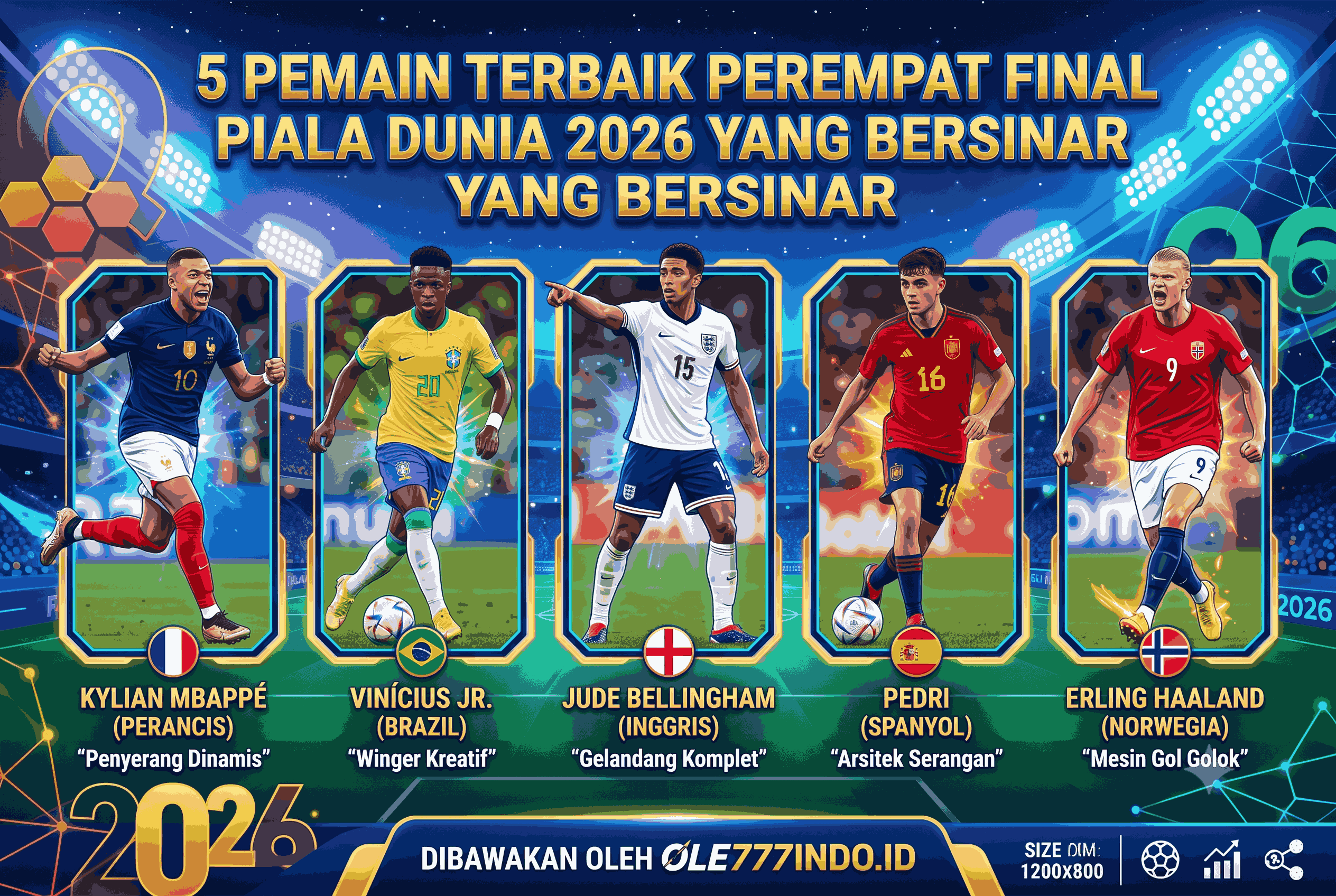 5 Pemain Terbaik Perempat Final Piala Dunia 2026 yang Bersinar