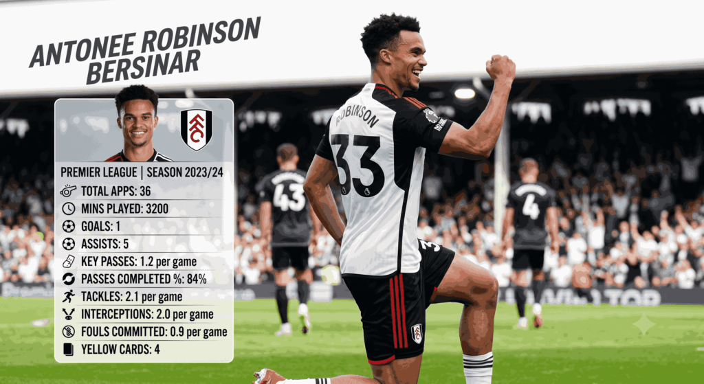 Antonee Robinson Bersinar, Ini Statistik Lengkap Sang Bek Kiri