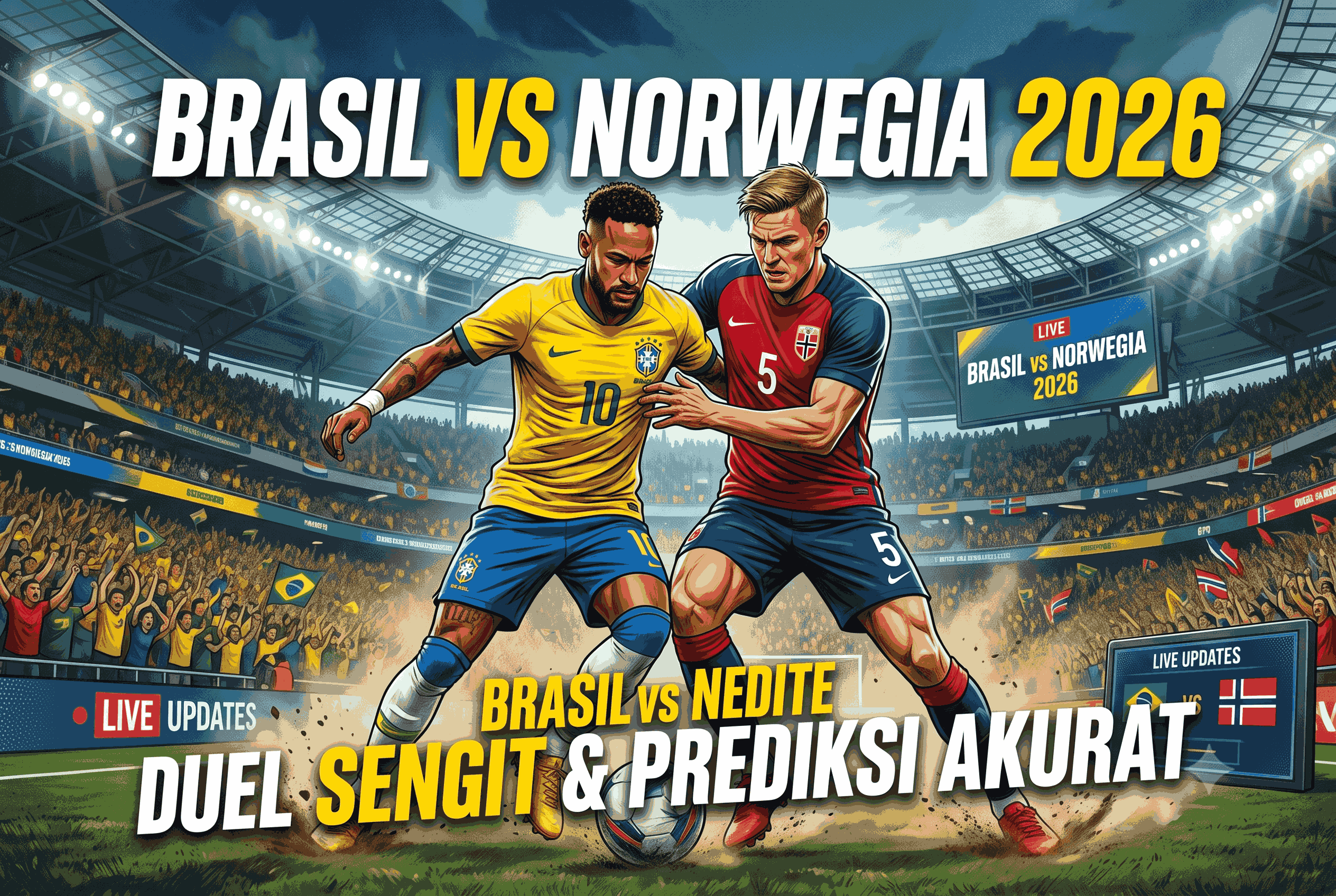 Brasil vs Norwegia 2026: Duel Sengit & Prediksi Akurat