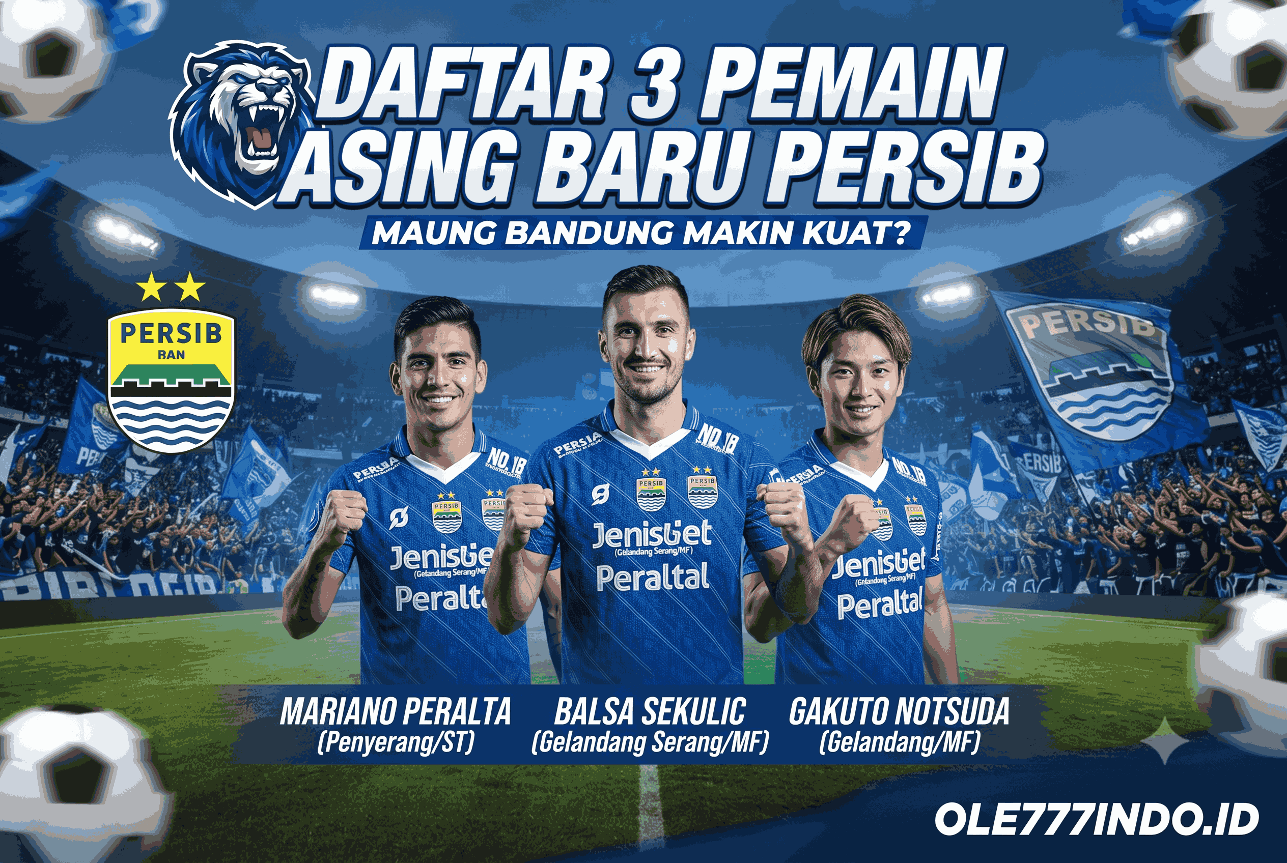 Daftar 3 Pemain Asing Baru Persib, Maung Bandung Makin Kuat?