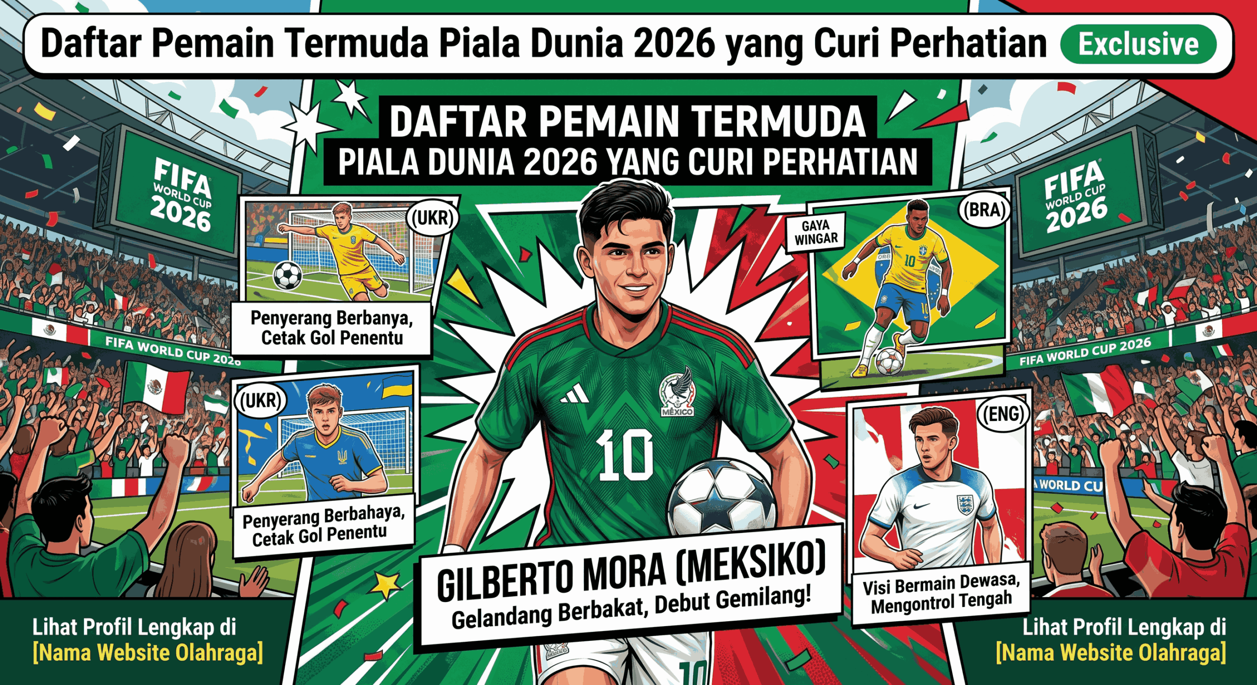 Daftar Pemain Termuda Piala Dunia 2026 yang Curi Perhatian