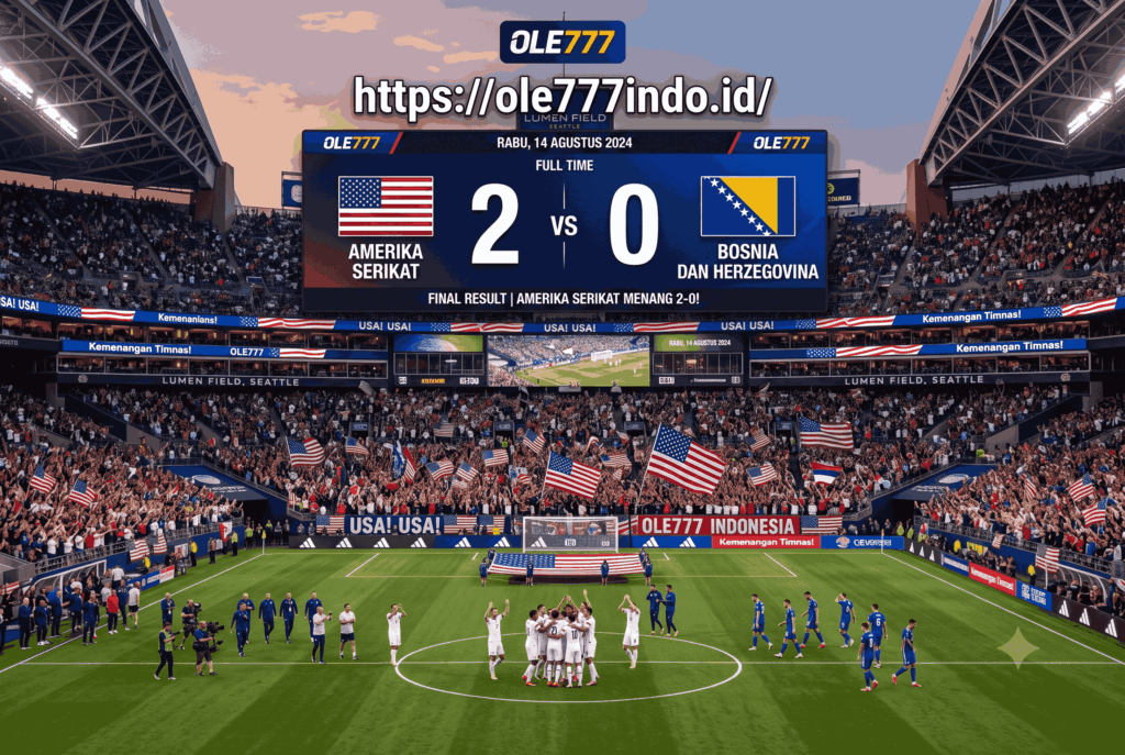 Hasil Akhir Amerika Serikat vs Bosnia dan Herzegovina Hari Ini