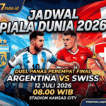 Jadwal Argentina vs Swiss: Duel Panas Perempat Final Piala Dunia