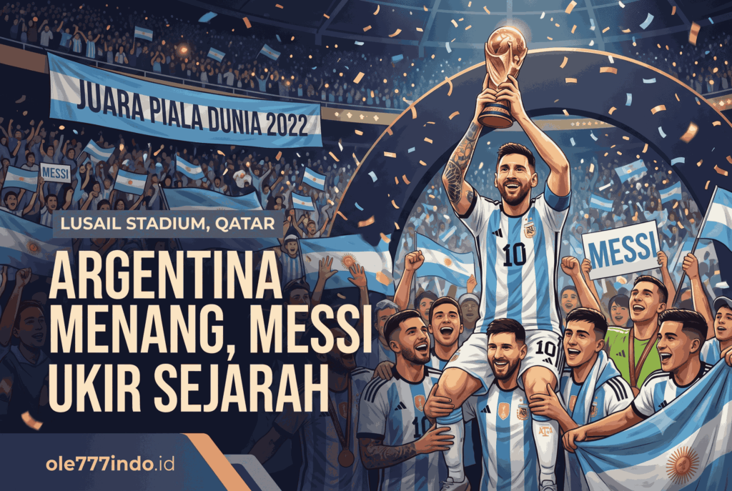 Juara Piala Dunia 2022: Argentina Menang, Messi Ukir Sejarah