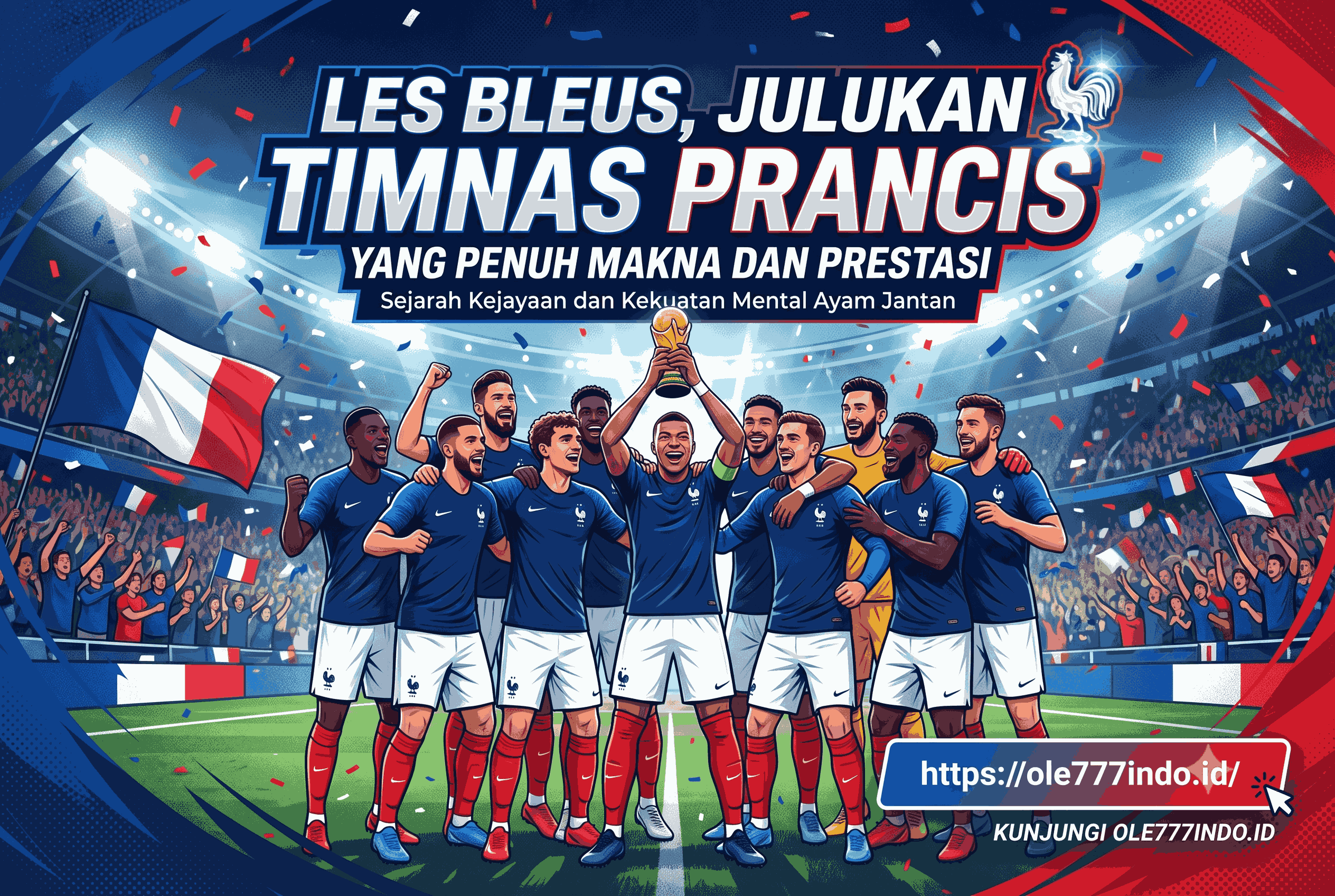 Les Bleus, Julukan Timnas Prancis yang Penuh Makna dan Prestasi